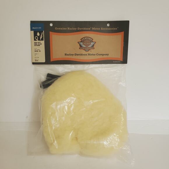 Harley-Davidson Wool Wash Mitt 94760-99 NOS - Picture 1 of 9